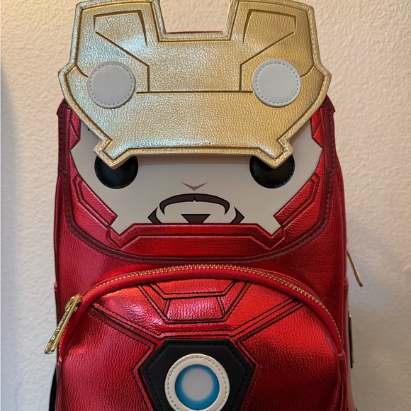 Iron Man Loungefly Backpack - Red and Gold main image 6